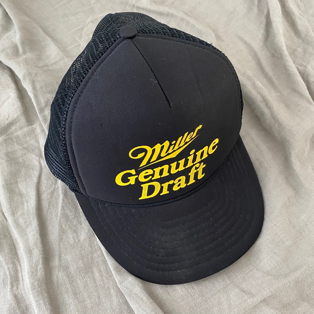 Vintage Miller Genuine Draft Otto Trucker Hat